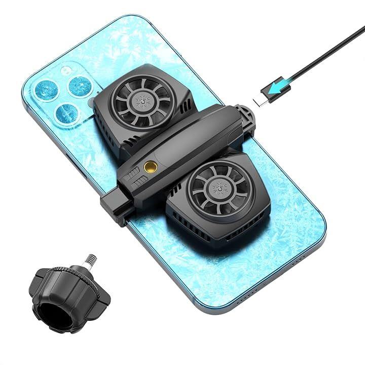 スマホ冷却ファン　ペルチェ素子　クリップ式　スマホクーラー　USB給電　軽量 A4 スマホ冷却ファン ペルチェ素子 スマホクーラー 熱対策 USB給電式
