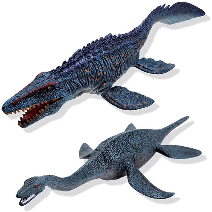 恐竜 おもちゃ セット 海 モササウルス プレシオサウルス リアル