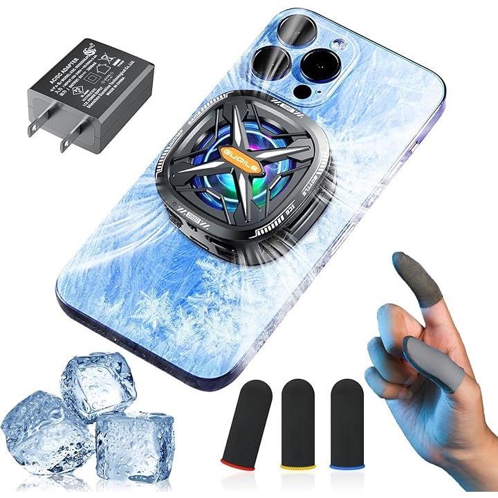 2024年版スマホ冷却ファン 磁気式/クリップ式 スマホクーラー ペルチェ