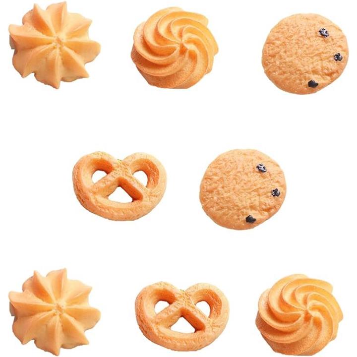 ビスケット クッキー 食品 サンプル 本物 そっくり 模型 4種 8枚 セット