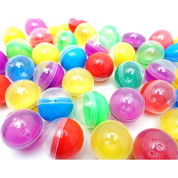 ガチャガチャカプセル 約50個セットプラス約74個。 カプセル 45mm 空カプセル 50個セット カラーアソート