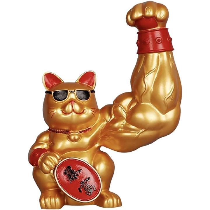 招き猫 筋肉