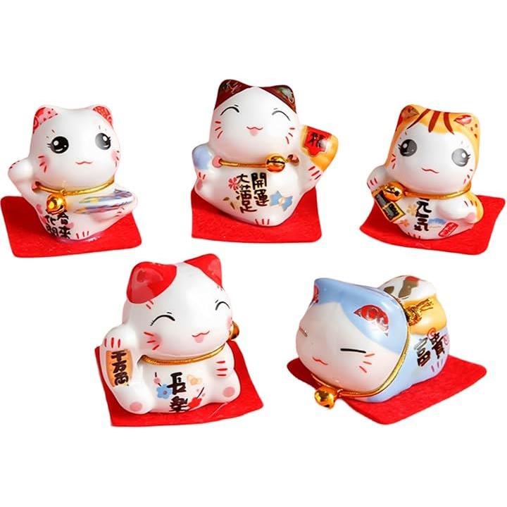招き猫 置物 おしゃれ 小さい 招き猫置物 猫グッズ 雑貨 招き猫商売