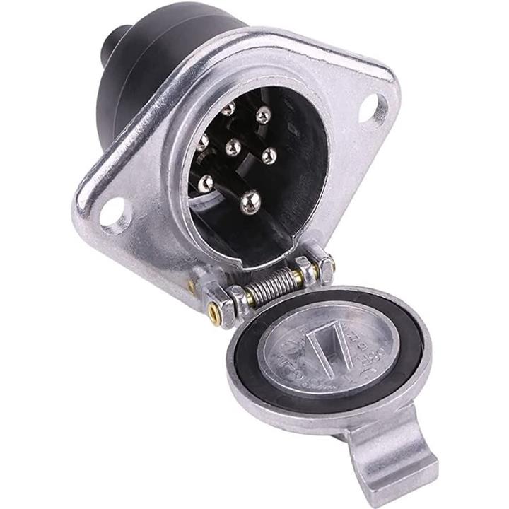 互換品 汎用 車 配線ソケット7ピン 24vトレーラー コネクター プラグ
