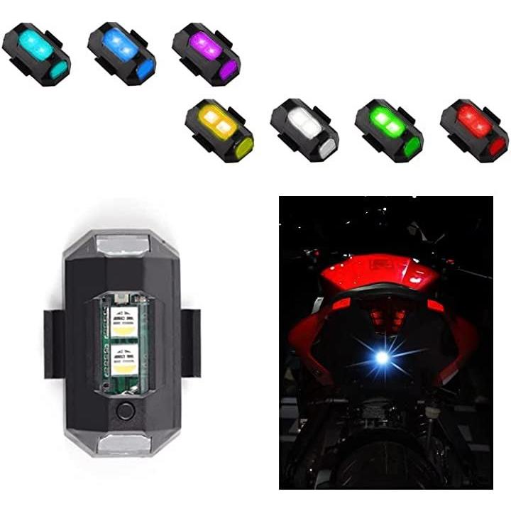 ドローンストロボライト 信号警告灯白/赤/緑/黄色のライト 点滅