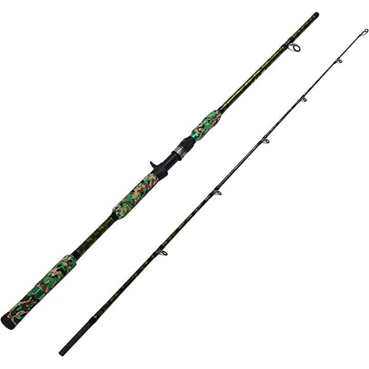 超硬 雷魚 ロッド 釣り竿 XH ベイトロッド 2ピース 鯰ロッド