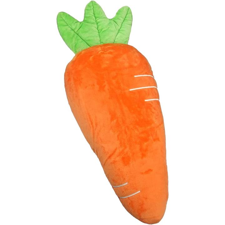 にんじん型 シートベルトカバー クッション 面テープ式 洗える 抱き枕