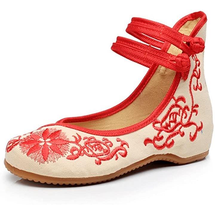 【極美品】◾️Estacion◾️フラットシューズ◾️パンプス◾️花柄◾️レザー パンプス 痛くない 通販 ぺたんこ ローヒール レディース