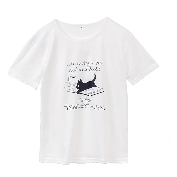 CHOPOVA LOWENA 猫プリント Tシャツ 半袖 S CHOPOVA LOWENA 猫プリント Tシャツ 半袖 S - メルカリ