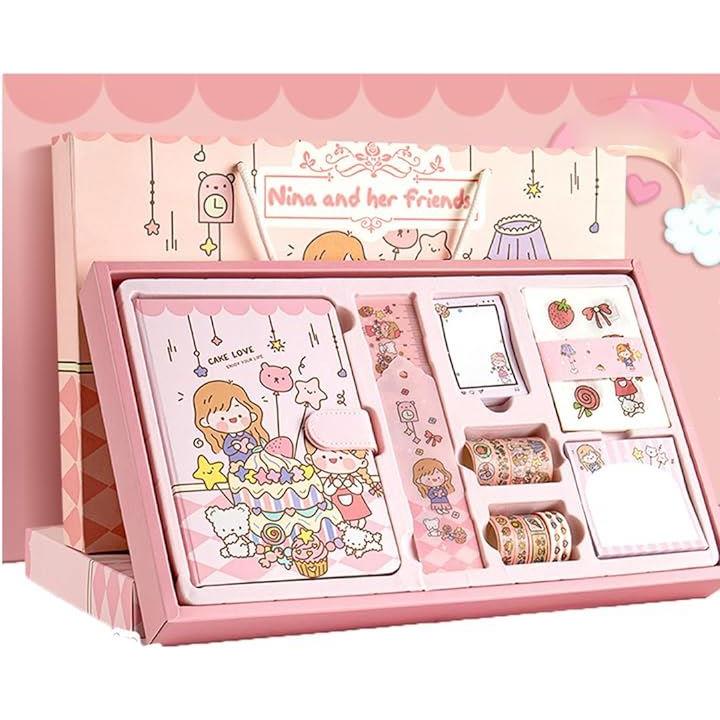 可愛いデザインの文房具セット 文房具セット プレゼント 可愛い文房具 小学生女子 ピンク