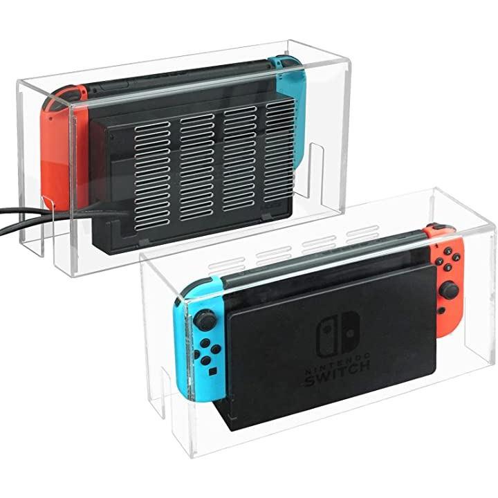 Switch ドック カバー 防じんケース 通気口 ゲーム中使用可能 スイッチ