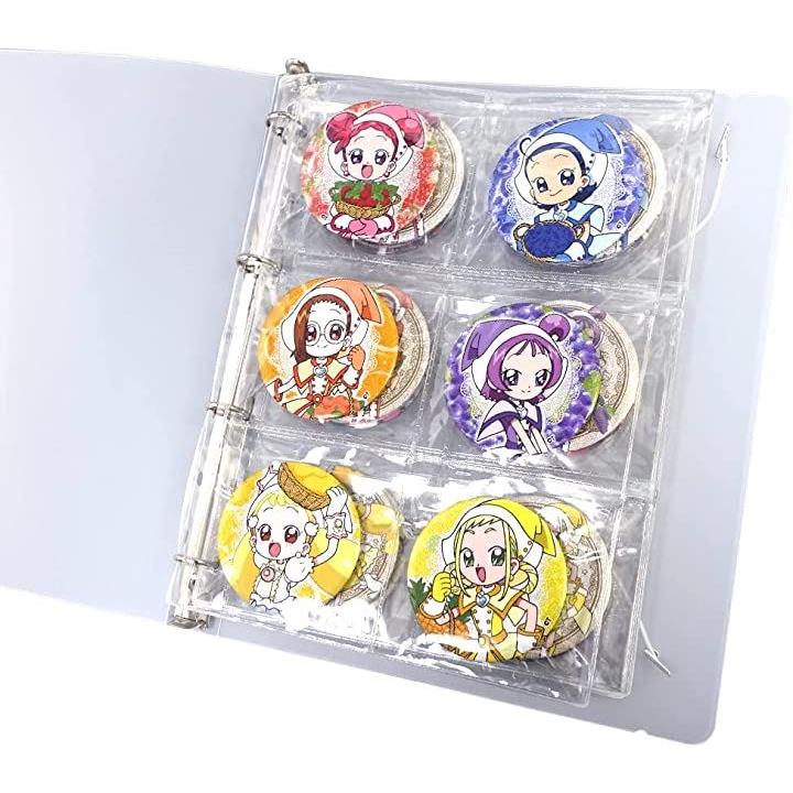 UV90％カット 缶バッジ専用 収納ファイル 75mmサイズ対応