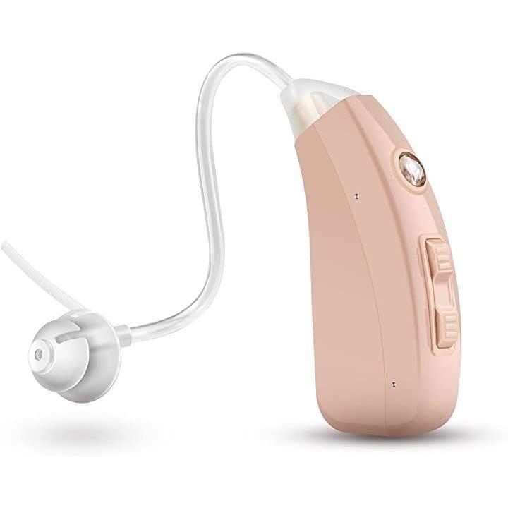 集音器 デジタル 耳掛け式 充電式 高齢者 日本語取扱説明書付き 肌色
