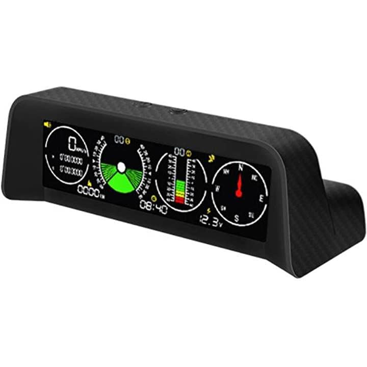 デジタル クリノメーター HUD GPS MPH 車 速度計 電子コンパス 車の