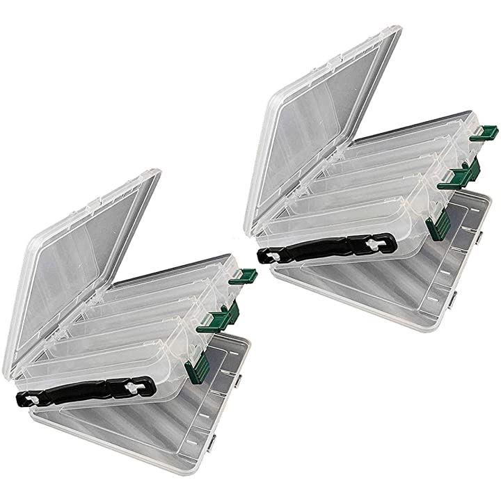 ルアーケース タックルボックス 10本収納 ✕ 2個セット 釣り道具