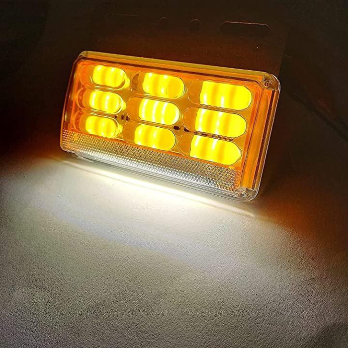 サイドマーカー LED 角型 ダウンライト付 マーカーランプ COB