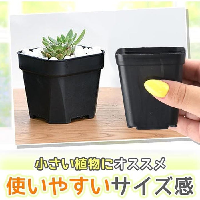 苗ポット 植木鉢 50個セット プラスチック 大容量 排水穴 通気性 育苗