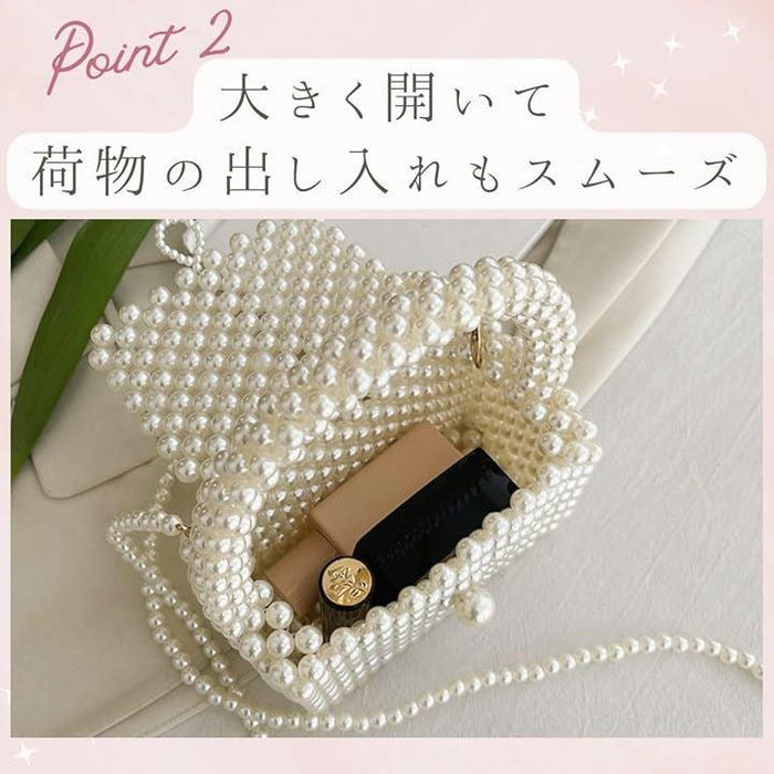 パールバッグ ショルダーバッグ ハンドバッグ パーティーバッグ