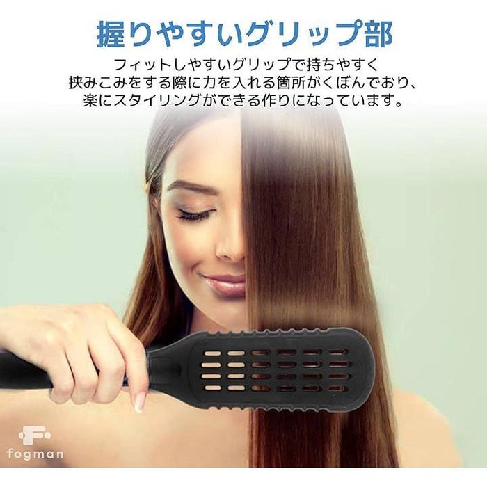 くせ毛がサラサラになるストレートブラシ  髪型イメチェン 売れすぎて、半年待ち。】 #ケアストレートブラシ 1度使えば