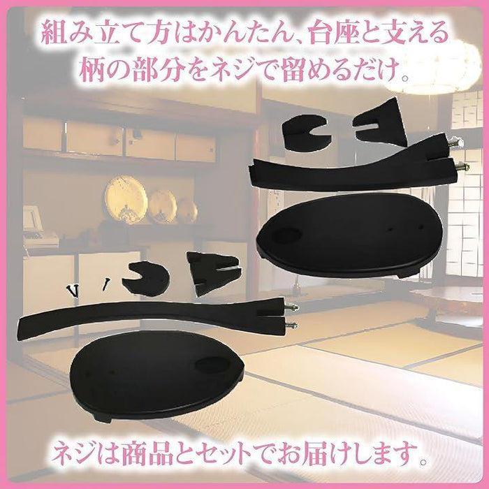刀掛け 日本刀 模造刀 木刀 剣置スタンド 一本掛 立掛け台 黒