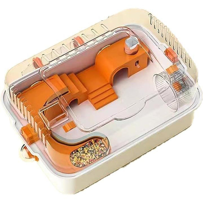 ハムスターケージ 小動物用ケージ 透明 DIY可能 ABS製 組立式