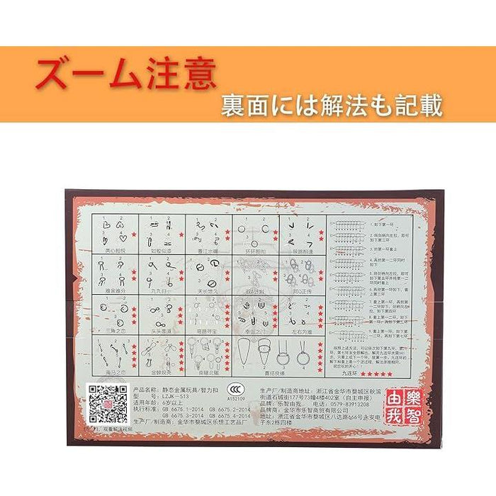 知恵の輪20点セット 大人向けパズル 暇つぶし チャイニーズリング