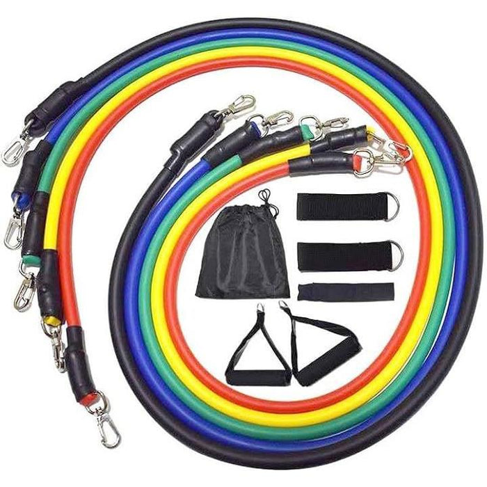 新品・未使用 トレーニングチューブ トレーニングチューブ セット 筋トレ エクササイズ フィットネス