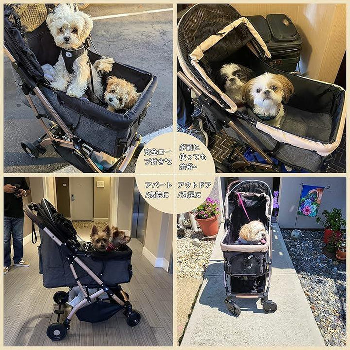 ペットカート バギー 4輪 小型犬 中型犬 猫 ペットキャリー