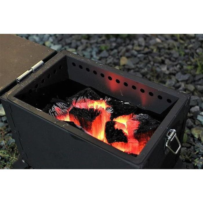 炭火オールラウンドボックス 燼ZINソロ バーベキュー コンロ 焚き火台