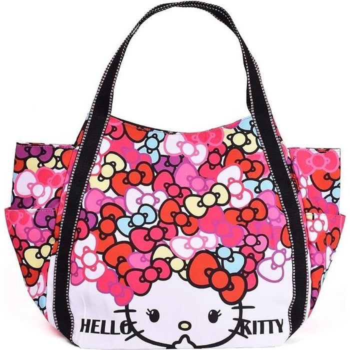 ハローキティ HELLO KITTY トートバッグ 大容量 マザーズバッグ サンリオ クロミ マイメロディ シナモロール グッズ 4027桜