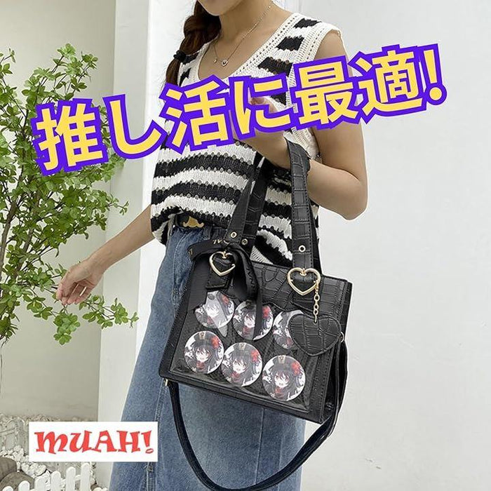 未使用♥️ぶたさん人魚とくらげ海の中アートプリントピンク ショルダーバッグ ファンシーマリンジャンスカ | outlet | axes femme online shop