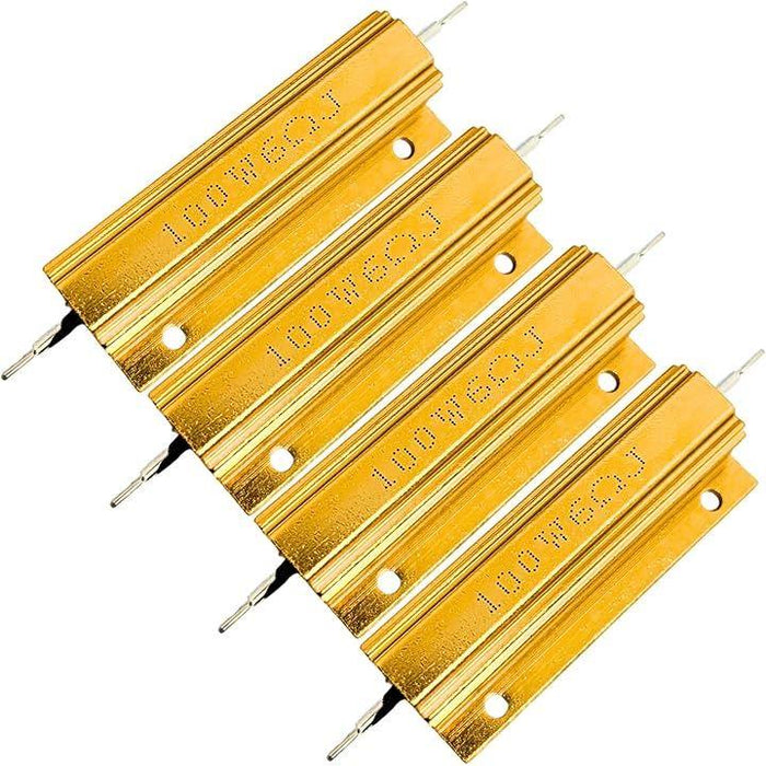 ダミーロード100W 8Ω【未使用品】 メタルクラッド抵抗 巻線 抵抗器 ネジ穴付き 真空管アンプ
