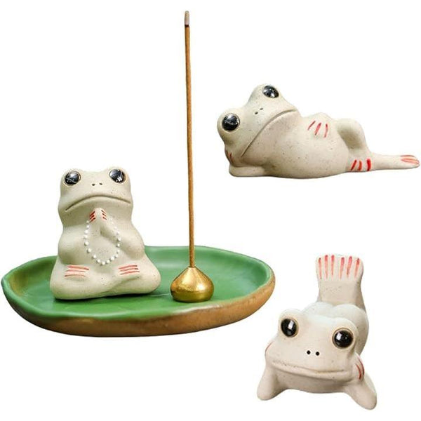 石像 かえるの花台 アジアン風 格子文様柄 土台 セット♪ カエル 蛙 縁起物 石像 かえるの花台 アジアン風 格子文様柄 土台 セット♪ かえる