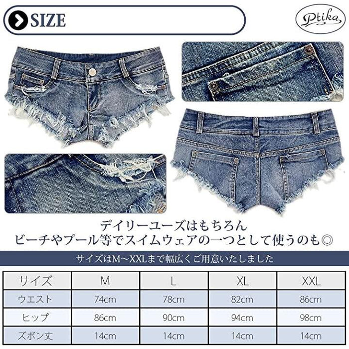 【関税込み】FRAME ブルー Le Super High デニムショートパンツ 1.jpg