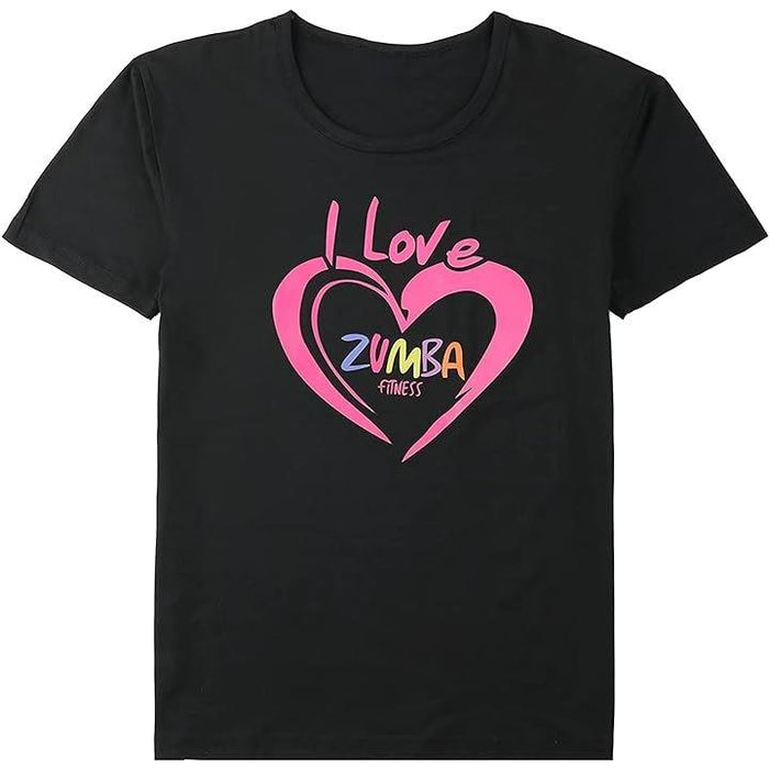 フィットネスウェア ヨガ ZUMBA Tシャツ ブラック