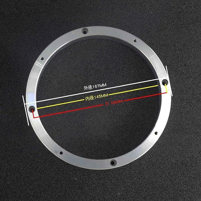 アルミ製 スピーカーアウターバッフル TOYOTA/NISSAN 6.5インチ アルミ