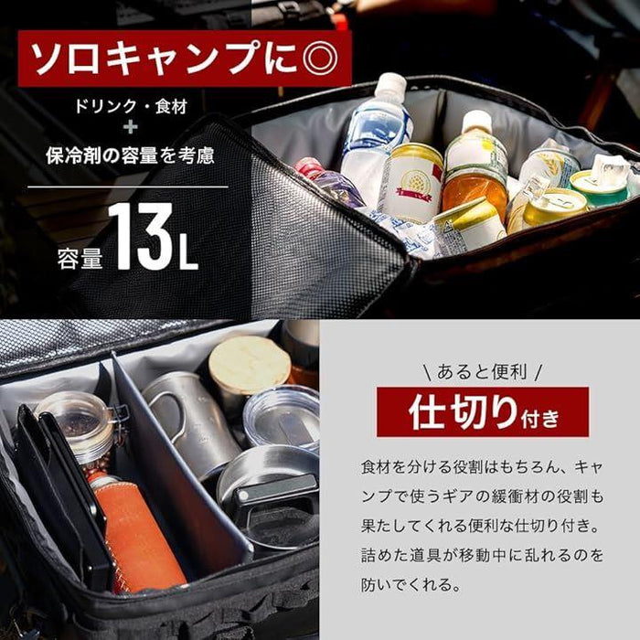 DAWNHAWK ツーリングバッグ ソフトクーラーバッグ 13L 防水 保冷
