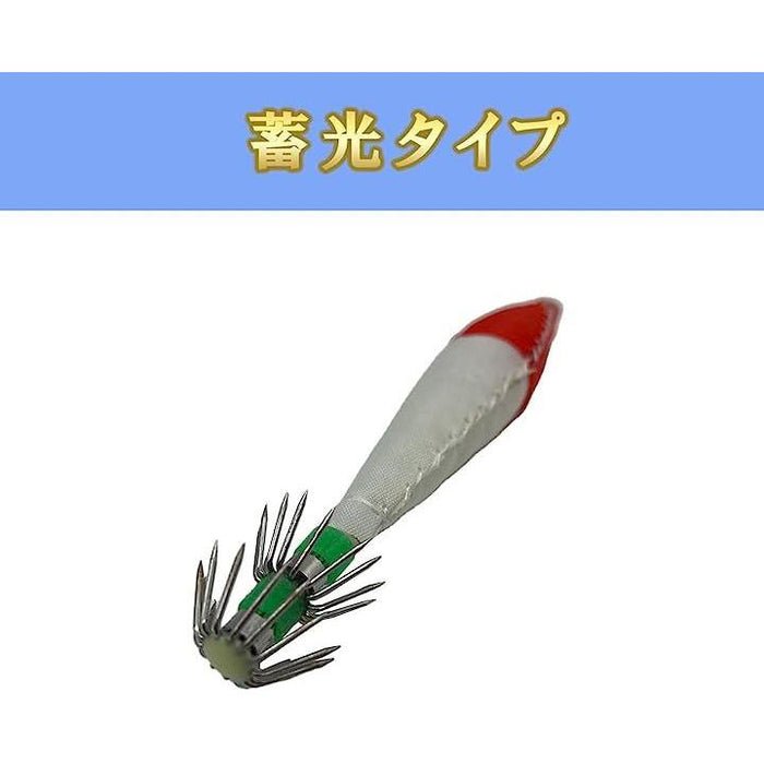 4号 5本セット イカメタル イカ釣り 仕掛け 夜行 ケンサキ