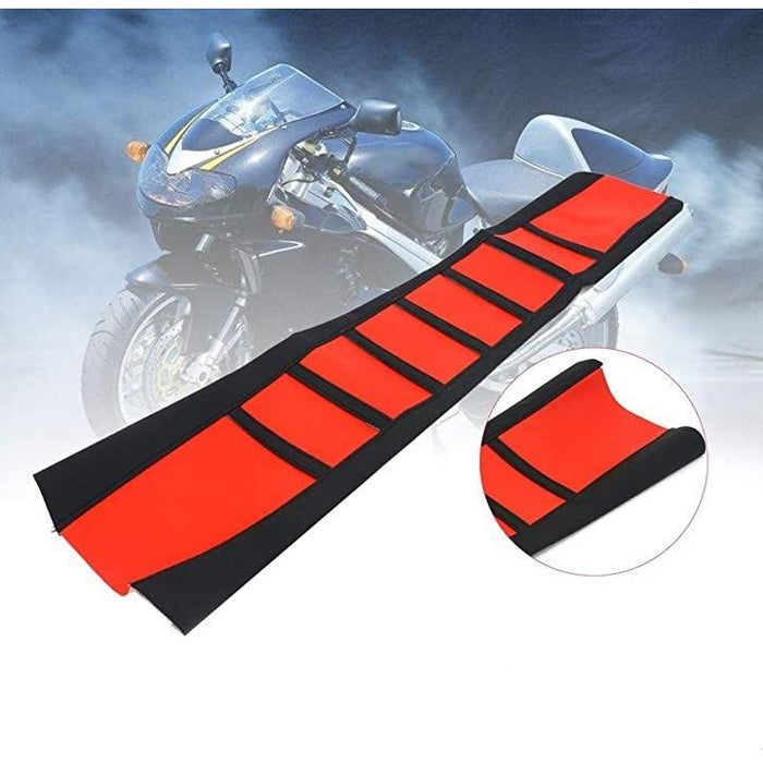 バイクカバー 耐熱 バイクシート オフロード シートカバー 赤色