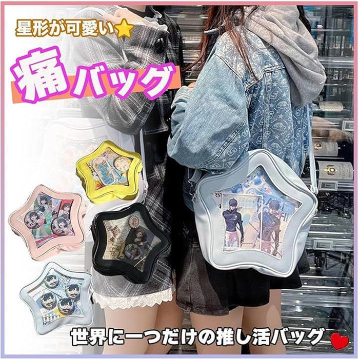 痛バッグ 星形 スター ショルダー クリアポケット コンサート