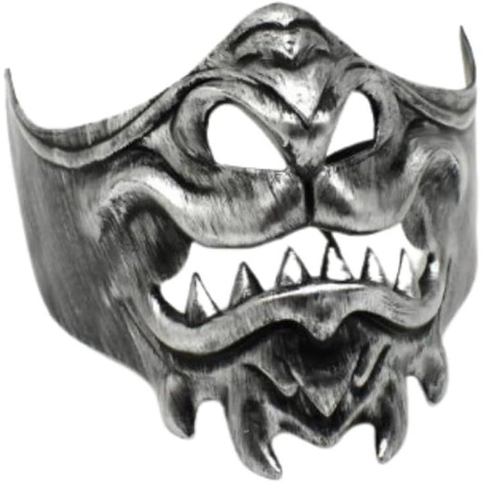 【特別価格】悪魔半仮面装飾具6点セット(定価25000円) 悪魔マスク 仮装 ハロウィン 仮面 半面 コスプレ ゴースト 般若