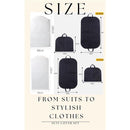 スーツカバー 衣類カバー 洋服カバー 持ち運び ガーメントバッグ 持ち運びカバー