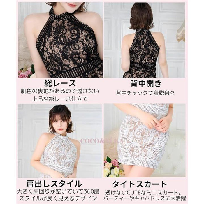 チャイナカラー☆パーティドレス ミニ タイト ホルター 花柄 チャイナドレス ミニ チャイナ服 ミニ丈 大きいサイズ セクシー