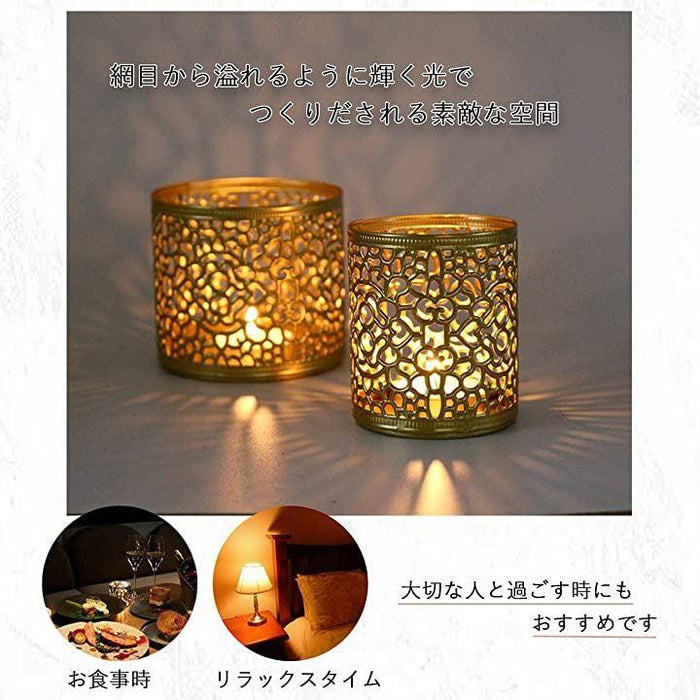 ゴールド キャンドルホルダー キャンドルスタンド アンティーク