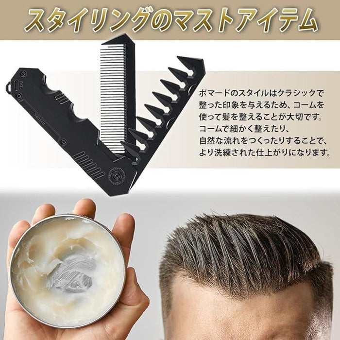 3way メッシュコーム メンズ スタイリング ヘアコーム くし ワイド 佳 櫛