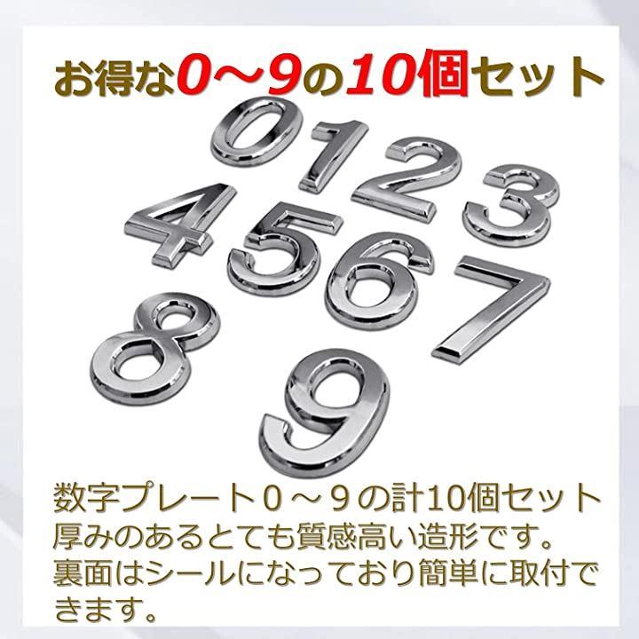 数字 販売 ステッカー おしゃれ