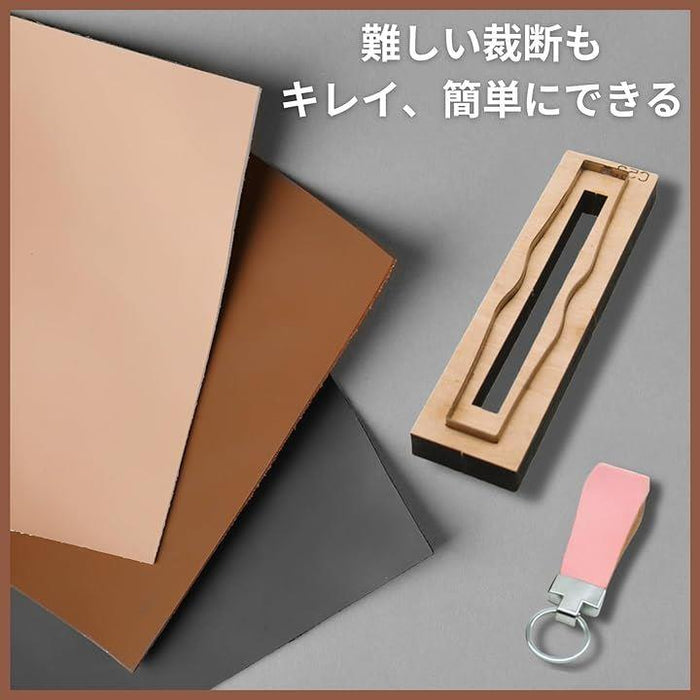 レザークラフト キーホルダー 型抜き 革 抜き型 ストラップ 工具 タグ DIY オリジナル 刃 ハンドメイド アクセサリー 道具