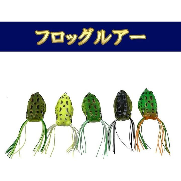 カエルルアー バス 雷魚 ナマズ釣り ソフトルアー 5色セット