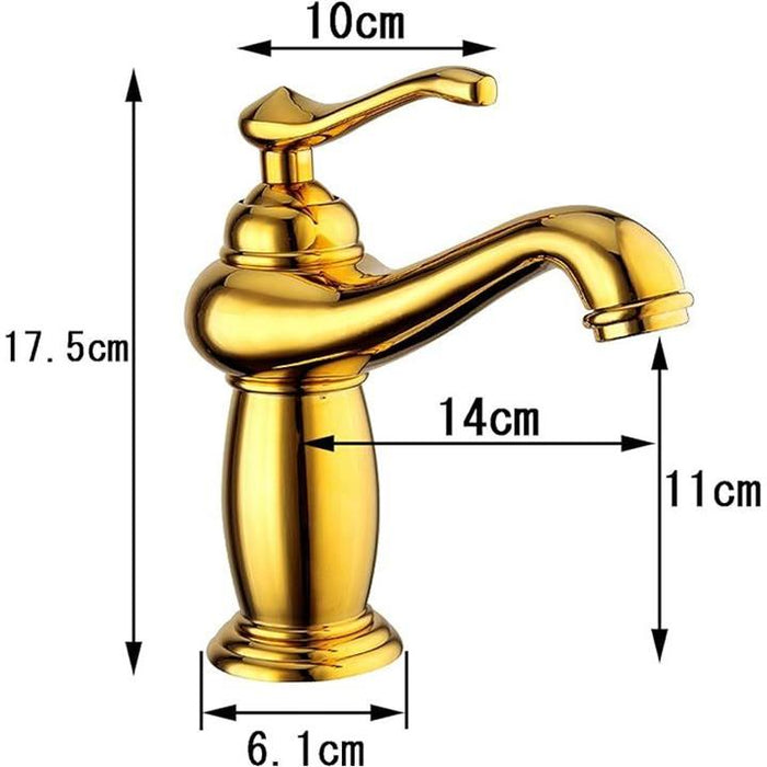洗面用 アンティーク 混合水栓 水栓蛇口 シングルレバー ランプ型 ヨーロッパ風 手洗いボウル用 洗面台 SK46