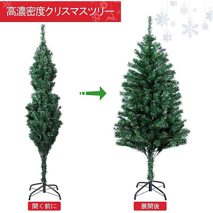 クリスマスツリー 150cm ヌードツリー 高濃密度 鉄製のスタンド 組立